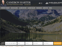Tablet Screenshot of cameronharter.com